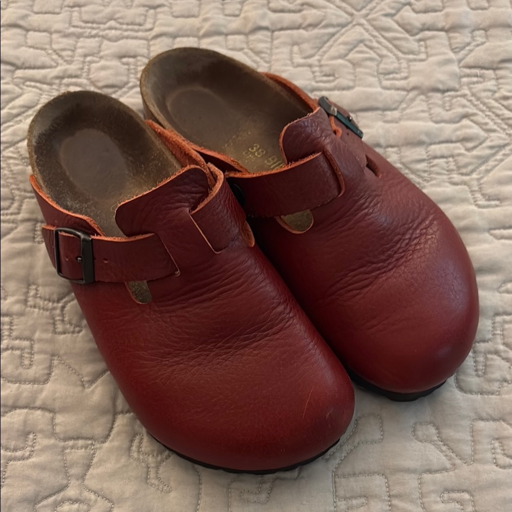 Birkenstock Red Boston Miles